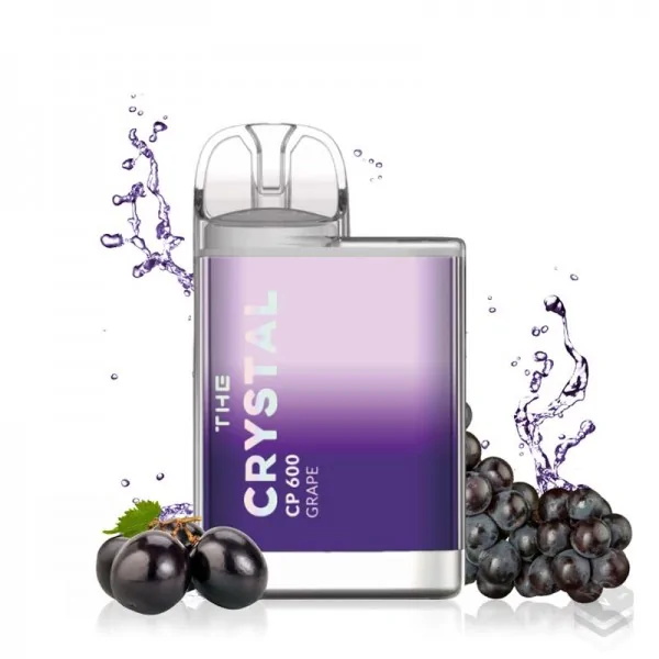 DISPOSABLE VAPE CRYSTAL GRAPE CP600 20MG 2ML
