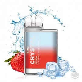 DISPOSABLE VAPE CRYSTAL STRAWBERRY ICE BURST CP600 20MG 2ML