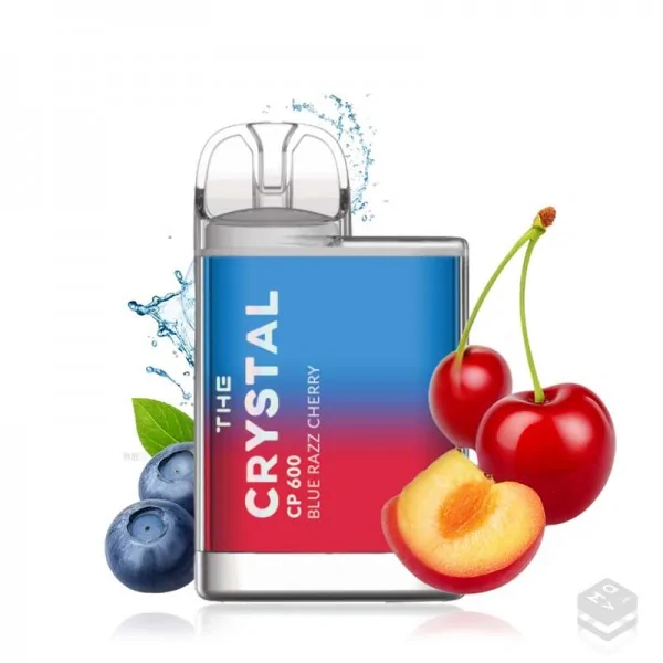 VAPER DESECHABLE CRYSTAL BLUERAZZ CHERRY CP600 20MG 2ML