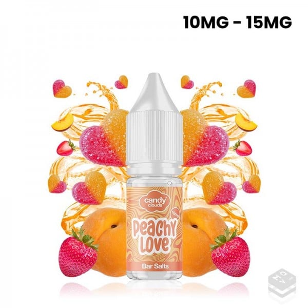 PEACHY LOVE CANDY CLOUDS 10ML NICOTINE SALTS