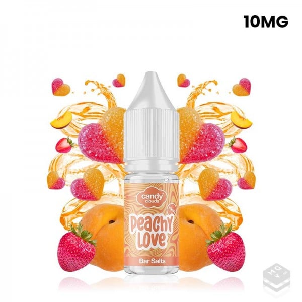 PEACHY LOVE CANDY CLOUDS 10ML NICOTINE SALTS