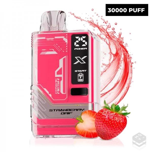 DISPOSABLE VAPE STRAWBERRY DRIF GUDBAR X-ULTRA 0MG