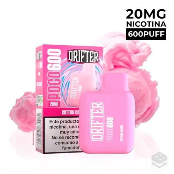 DISPOSABLE VAPE COTTON CANDY POCO 600 20MG 2ML