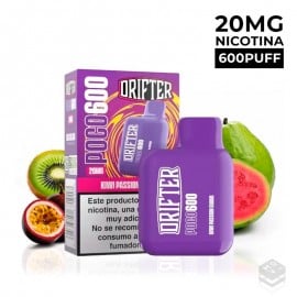 VAPER DESECHABLE KIWI PASSIONFRUIT POCO 600 20MG 2ML