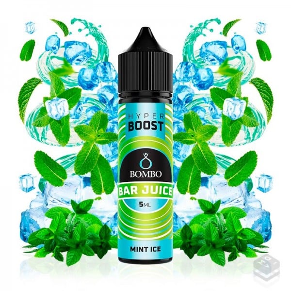 FLAVOUR MINT ICE BAR JUICE HYPER BOOST BOMBO ELIQUIDS 5ML LONGFILL