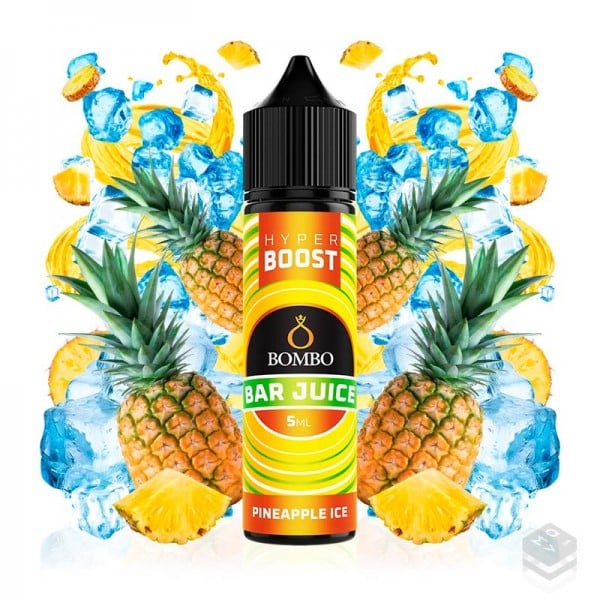 FLAVOUR PINEAPPLE ICE BAR JUICE HYPER BOOST BOMBO ELIQUIDS 5ML LONGFILL