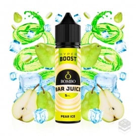 FLAVOUR PEAR ICE BAR JUICE HYPER BOOST BOMBO ELIQUIDS 5ML LONGFILL