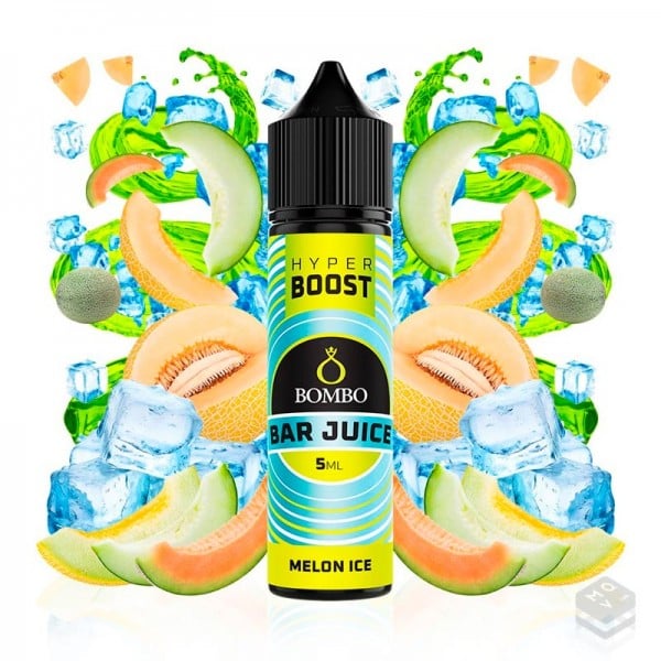 FLAVOUR MELON ICE BAR JUICE HYPER BOOST BOMBO ELIQUIDS 5ML LONGFILL