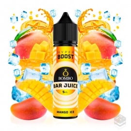 AROMA MANGO ICE BAR JUICE HYPER BOOST BOMBO ELIQUIDS 5ML LONGFILL