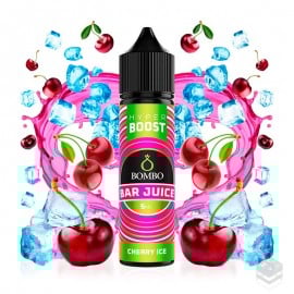 FLAVOUR CHERRY ICE BAR JUICE HYPER BOOST BY BOMBO ELIQUIDS 5ML LONGFILL