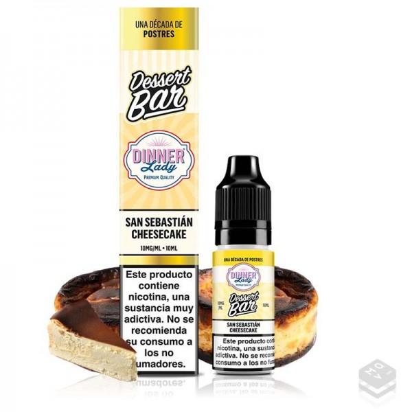 SALES DE NICOTINA SAN SEBASTIÁN CHEESECAKE DESSERT BAR DINNER LADY 10ML