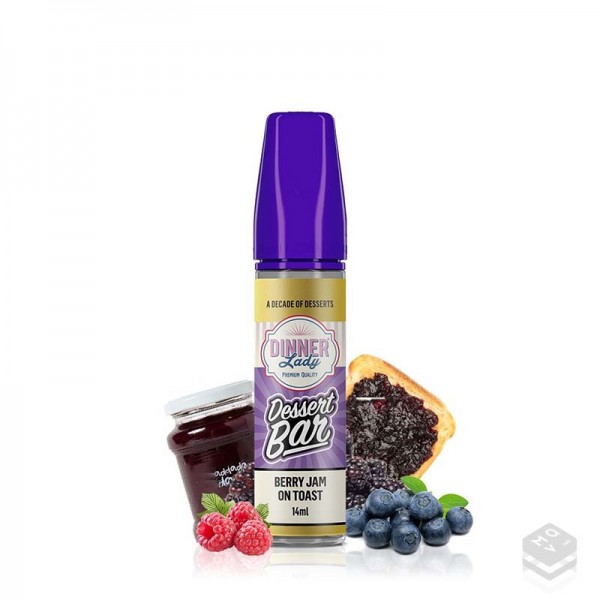FLAVOUR BERRY JAM ON TOAST DESSERT BAR DINNER LADY 14ML LONGFILL