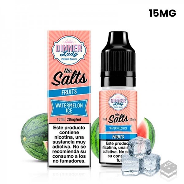 SALES DE NICOTINA WATERMELON ICE DINNER LADY 10ML