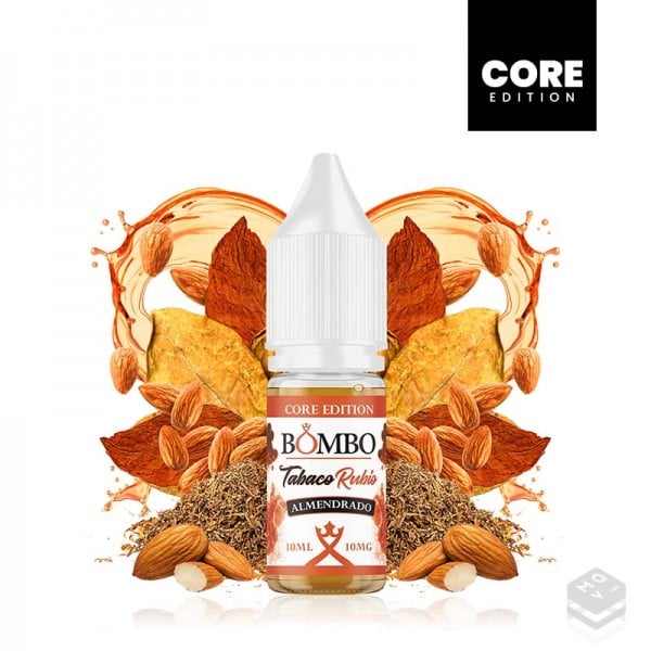SALES DE NICOTINA TABACO RUBIO ALMENDRADO PLATINUM TOBACCOS BOMBO CORE EDITION 10ML