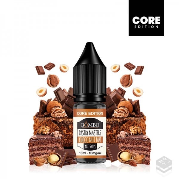 CHOCO NUT TART PASTRY MASTERS NIC SALTS BOMBO CORE EDITION 10ML VAPE