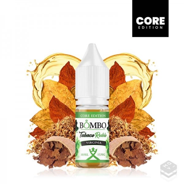 TABACO RUBIO VIRGINIA PLATINUM TOBACCOS BOMBO CORE EDITION 10ML NICOTINE SALTS