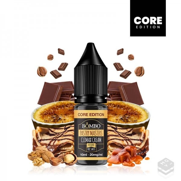 CLIMAX CREAM PASTRY MASTERS NIC SALTS BOMBO CORE EDITION 10ML VAPE