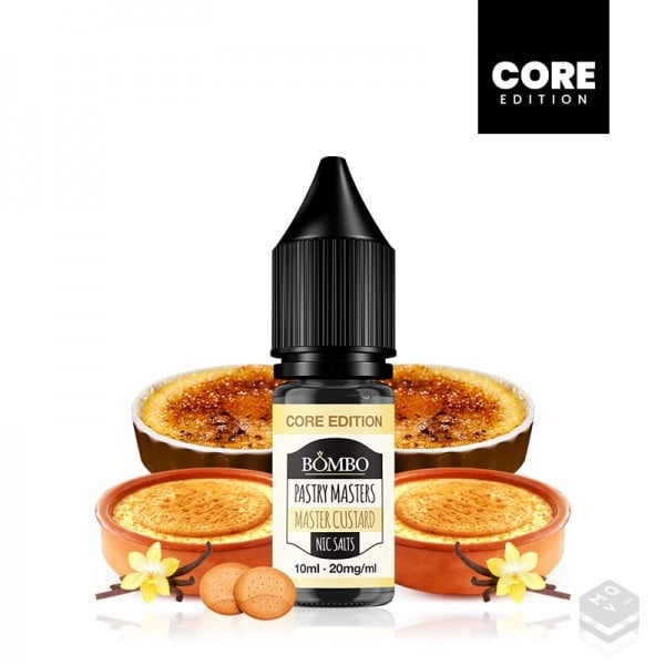 MASTER CUSTARD PASTRY MASTERS NIC SALTS BOMBO CORE EDITION 10ML VAPE