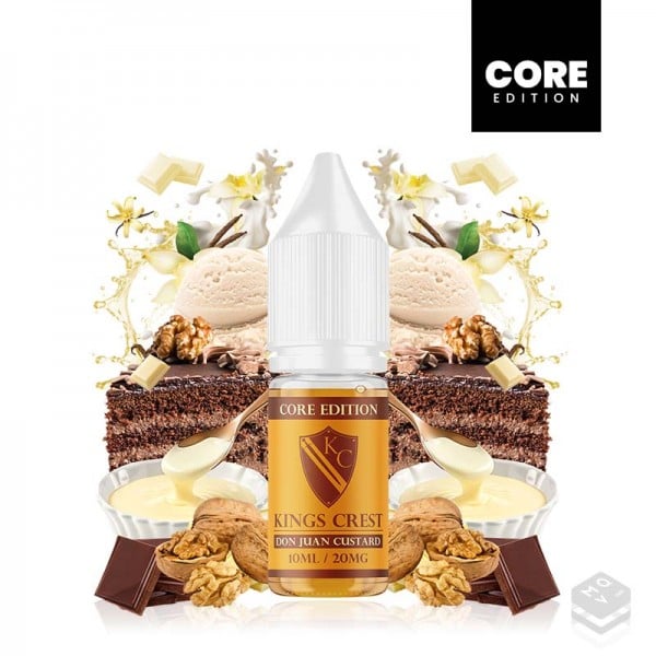 SALES DE NICOTINA DON JUAN CUSTARD KINGS CREST CORE EDITION 10ML
