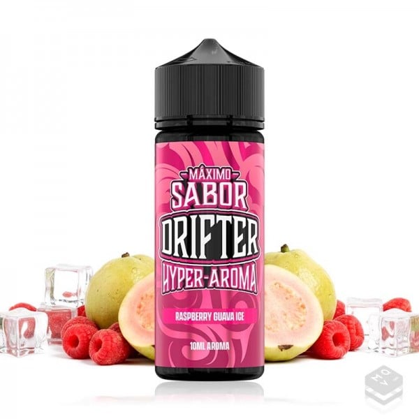 AROMA RASPBERRY GUAVA ICE DRIFTER HYPER 10ML LONGFILL