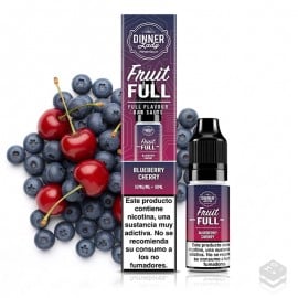 NICOTINE SALTS BLUEBERRY CHERRY FRUIT FULL DINNER LADY 10ML VAPE