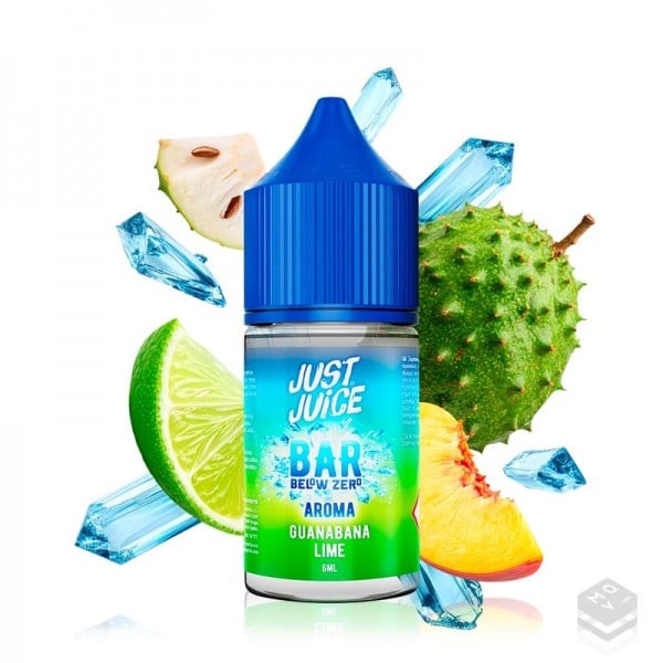 AROMA GUANABANA LIME JUST JUICE 6ML BELOW ZERO MINILONGFILL