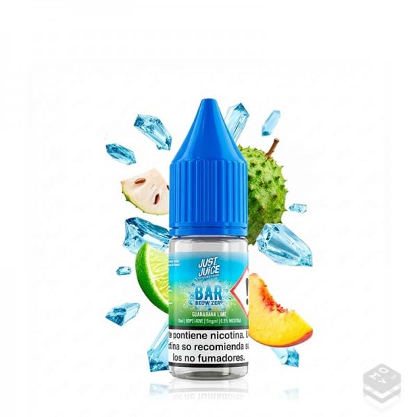 NIC SALTS GUANABANA LIME JUST JUICE BELOW ZERO 10ML