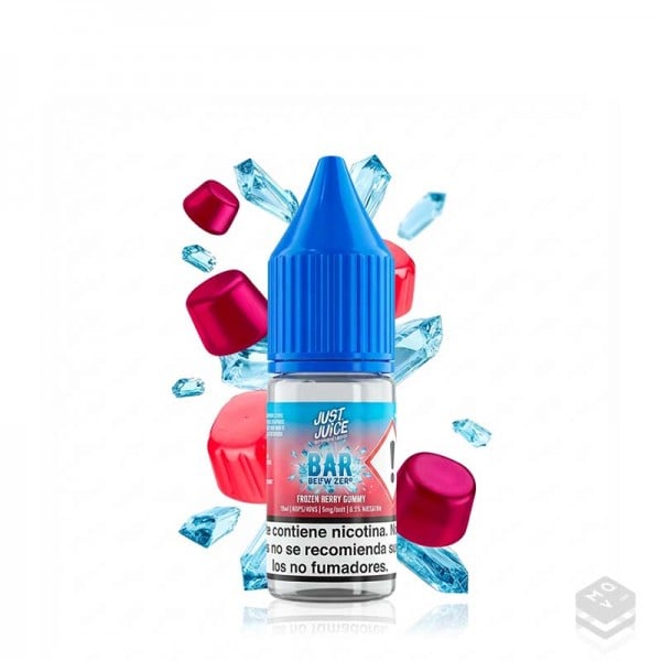 NIC SALTS FROZEN BERRY GUMMY JUST JUICE BELOW ZERO 10ML