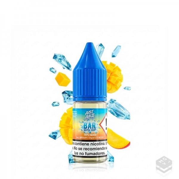 NIC SALTS TRIPLE MANGO JUST JUICE BELOW ZERO 10ML