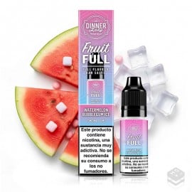 SALES DE NICOTINA WATERMELON BUBBLEGUM ICE FRUIT FULL DINNER LADY 10ML