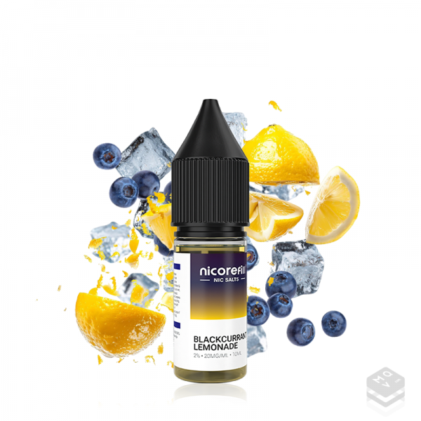 NICOTINE SALTS BLACKCURRANT LEMONADE NICOREFILL SALTS 10ML