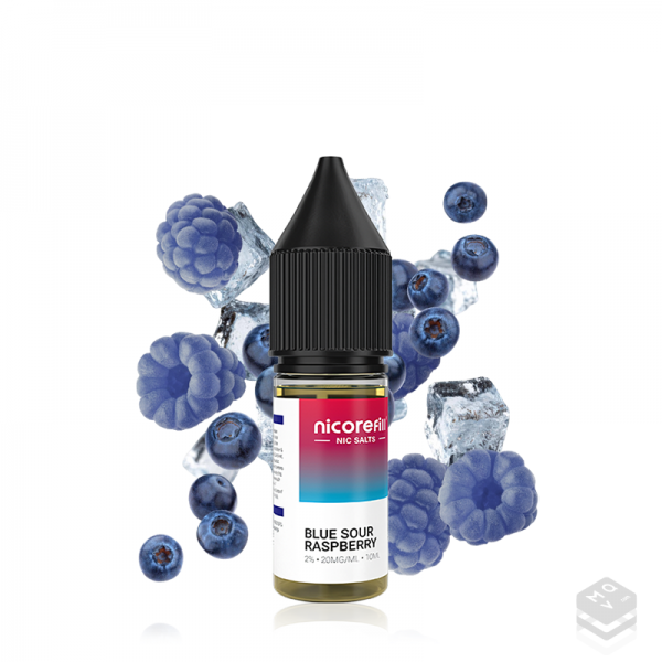 NICOTINE SALTS BLUE SOUR RASPBERRY NICOREFILL SALTS 10ML