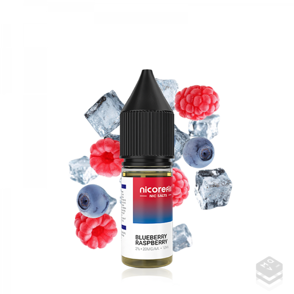 SALES DE NICOTINA BLUEBERRY RASPBERRY NICOREFILL SALTS 10ML