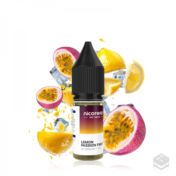 NICOTINE SALTS LEMON PASSION FRUIT NICOREFILL SALTS 10ML