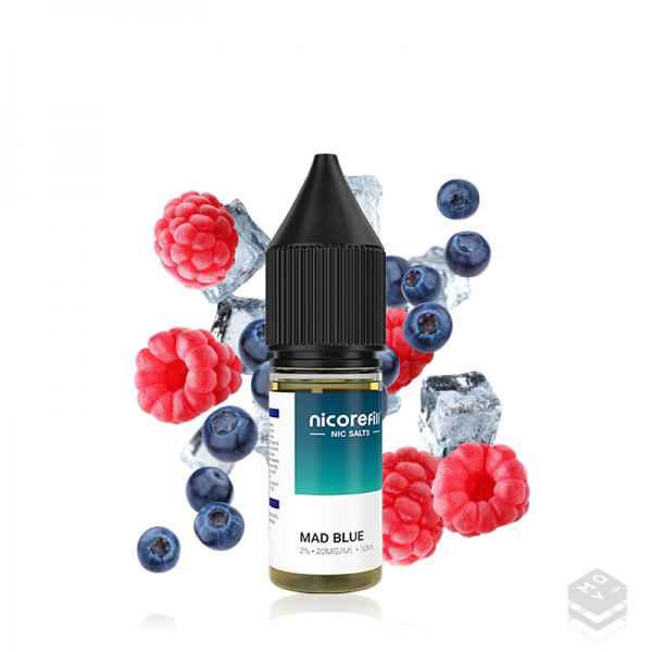 NICOTINE SALTS MAD BLUE NICOREFILL SALTS 10ML