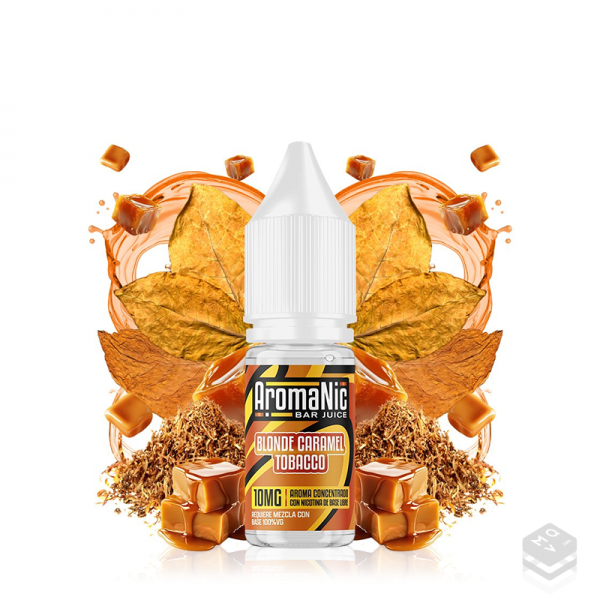 FLAVOUR BLONDE CARAMEL TOBACCO ELIQUID AROMANIC 10ML MINILONGFILL