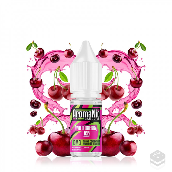 FLAVOUR WILD CHERRY ICE ELIQUID AROMANIC 10ML MINILONGFILL