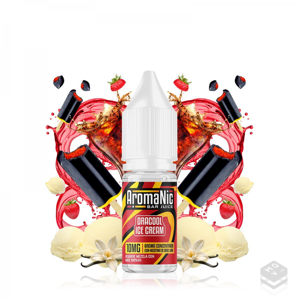 AROMA DRACOOL ICE CREAM ELIQUID AROMANIC 10ML MINILONGFILL