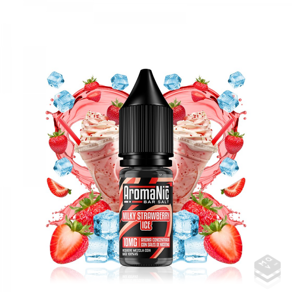 AROMA MILKY STRAWBERRY SALTS AROMANIC 10ML MINILONGFILL