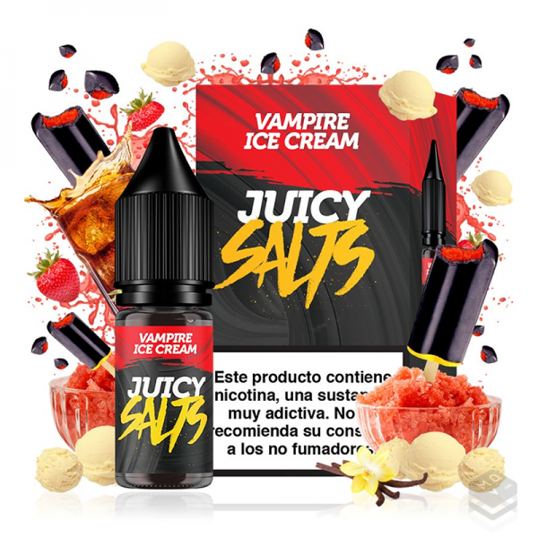VAMPIRE ICE CREAM 10ML JUICY SALTS VAPE