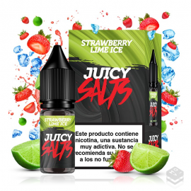 STRAWBERRY LIME ICE 10ML JUICY SALTS VAPE