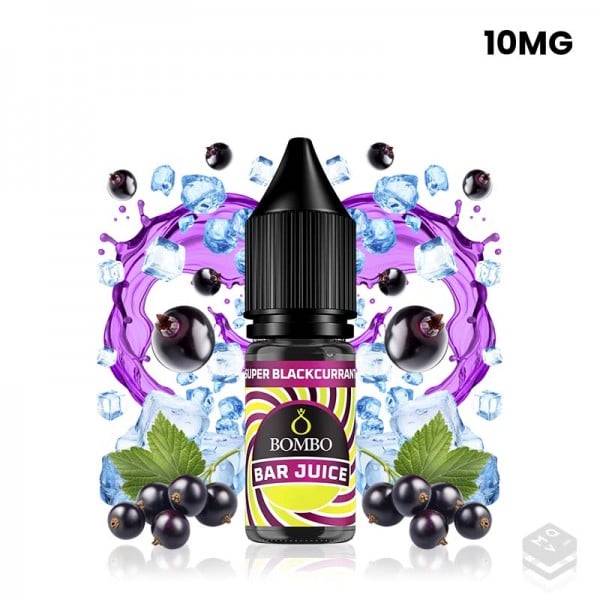 SALES DE NICOTINA SUPER BLACKCURRANT ICE BAR JUICE BY BOMBO 10ML