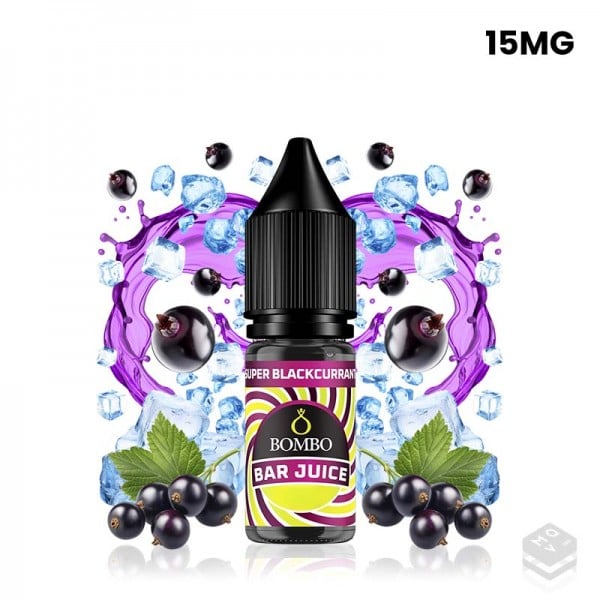 SALES DE NICOTINA SUPER BLACKCURRANT ICE BAR JUICE BY BOMBO 10ML