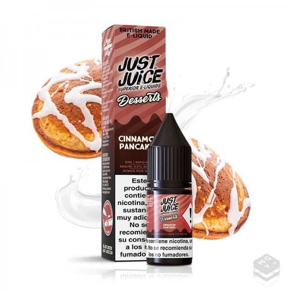 NIC SALTS CINNAMON PANCAKES JUST JUICE DESSERTS  10ML