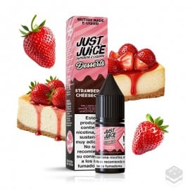 SALES DE NICOTINA STRAWBERRY CHEESECAKE JUST JUICE DESSERTS 10ML