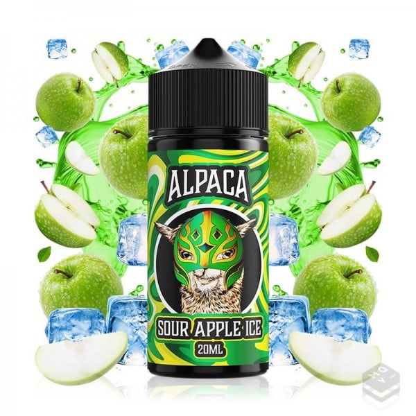 FLAVOUR SOUR APPLE ICE ALPACA 20ML LONGFILL