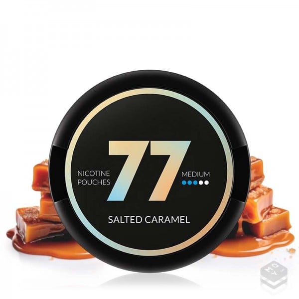 BOLSA DE NICOTINA SALTED CARAMEL MEDIUM 77 NICOTINE POUCHES