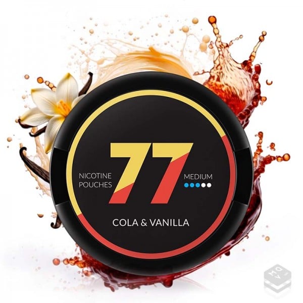 BOLSITA DE NICOTINA COLA VANILLA MEDIUM 77 NICOTINE POUCHES