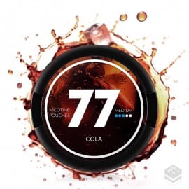 NICOTINE POUCHES COLA ICE MEDIUM 77 NICOTINE POUCHES
