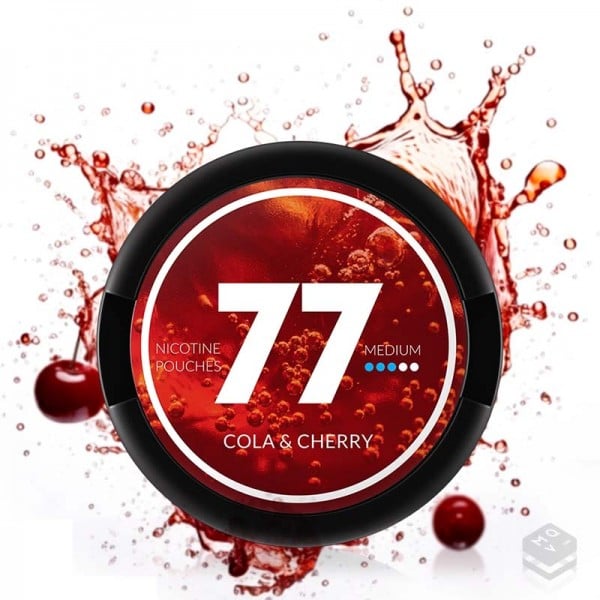 BOLSA DE NICOTINA COLA CHERRY MEDIUM 77 NICOTINE POUCHES